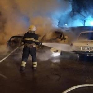 Депутату из Камянца-Подольского сожгли автомобиль. Фото