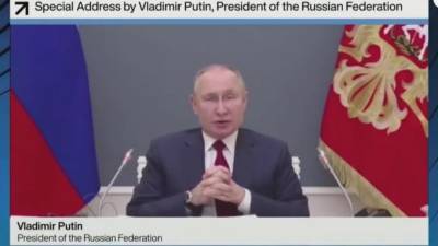 Владимир Путин - Путин заявил об угрозе начала борьбы "всех против всех" - piter.tv