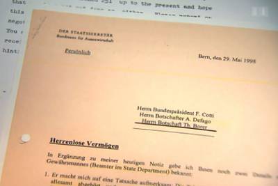 США прослушивали швейцарских дипломатов по делу «спящих счетов» жертв холокоста