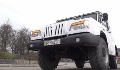 В Сети показали уникальный вездеход "Украина", созданный на базе ГАЗ-66