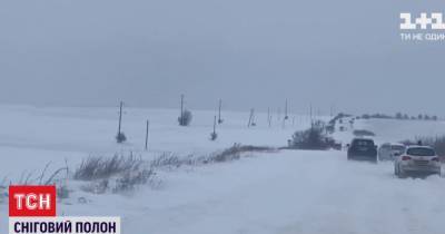 Непогода в Одесской области: из-за снегопадов закрыли движение на двух трассах