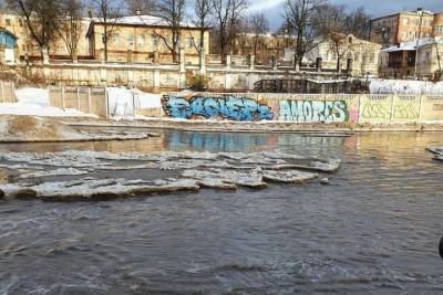 Пешеходный бульвар Кокуй в центре Иванова затопило