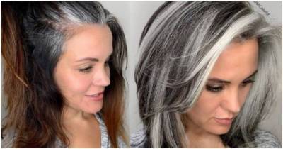 Парикмахер поделился 10 эффектными примерами, когда женщины решались на седые волосы