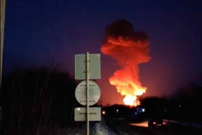 Сильнейший пожар со взрывом произошел в Перми на пороховом заводе