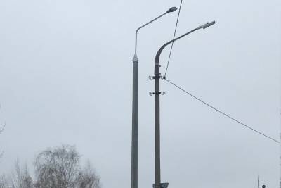Костромаэнерго завершило монтаж опор освещения на подходах и съездах в районе моста через реку Кострома