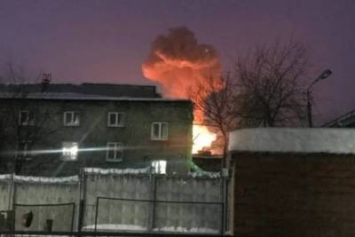 На пороховом заводе в Перми произошел крупный пожар