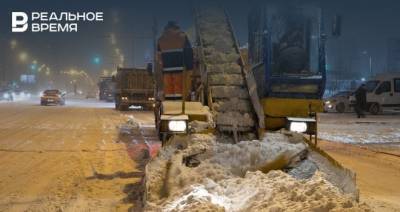 Стало известно, с каких улиц Казани будут вывозить снег сегодня
