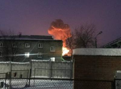 Пожар на "Пермском пороховом заводе" начался во время загрузки отходов в машину