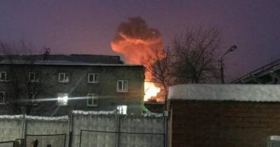 В России взорвался и загорелся завод, который производит снаряды для "Градов" и "Смерчей" (ВИДЕО)