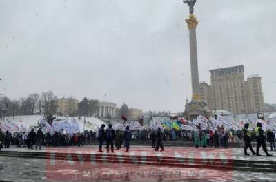 В Киеве предприниматели начинают масштабную акцию протеста на Майдане