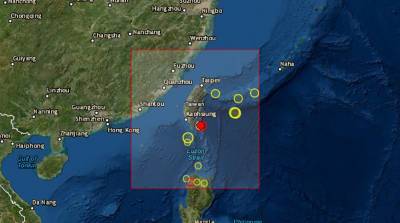 На Тайване произошло землетрясение магнитудой 4,8