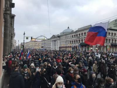Петербургский омбудсмен заявил о несоразмерности применения силы на митинге 23 января