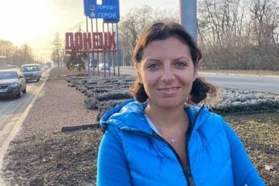 Маргарита Симоньян посетила передовую в Донбассе