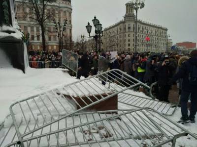 МВД: Более 260 человек привлекли к административной ответственности после акции 23 января в Москве