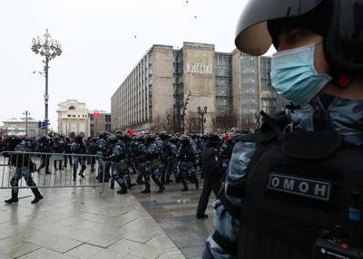 После акции в Москве 23 января к ответственности привлекли 267 человек