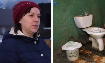 В Карелии многодетной семье погорельцев дали маленькую холодную комнату без освещения и нормального туалета