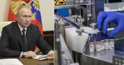 Путин: Производство вакцины от COVID в РФ идет с опережением графика