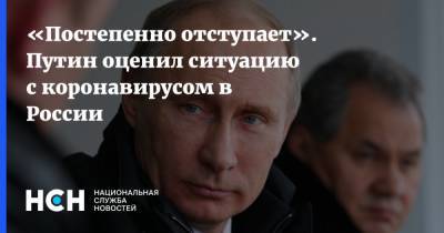 «Постепенно отступает». Путин оценил ситуацию с коронавирусом в России