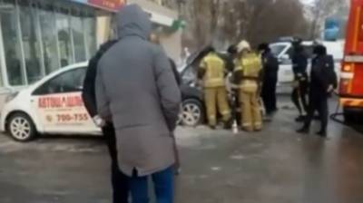 На Северной Поляне в Пензе вспыхнул автомобиль Hyundai