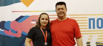 Юная толкательница ядра из Петрозаводска завоевала "серебро" на Первенстве России