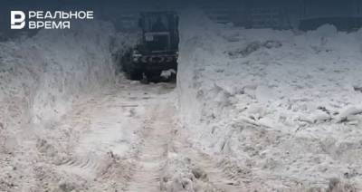 Казанские экологи нашли владельца незаконной снежной свалки в Азино
