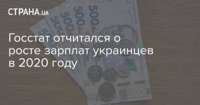 Госстат отчитался о росте зарплат украинцев в 2020 году