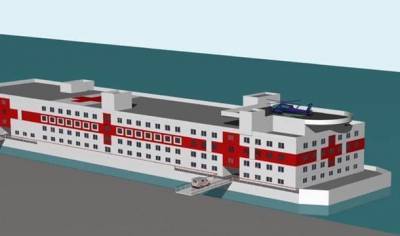 В Украине планируют построить плавучий госпиталь