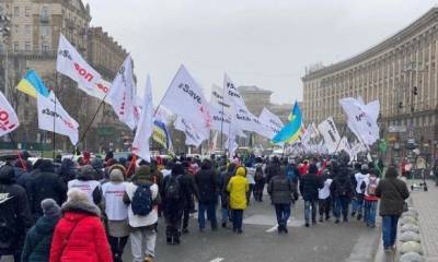 ФЛП пришли с протестом к реальной власти в Украине – под посольство США