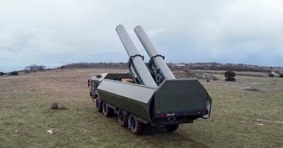 Российские военные в Крыму развернули ракетный комплекс "Бастион" (фото)
