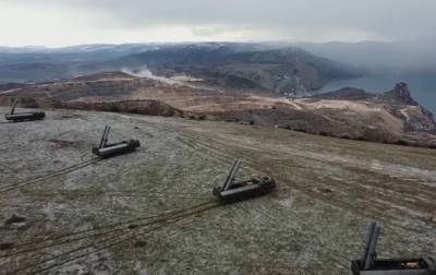 Российские военные развернули в Крыму ракетный комплекс «Бастион»