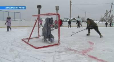 В Башкирии сельчане обустроили хоккейную коробку благодаря ППМИ