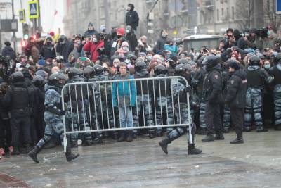 Почти 270 человек привлекли к ответственности после несогласованной акции в Москве