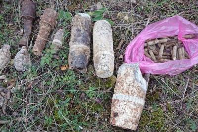 За день в разных районах Севастополя нашли более сотни опасных снарядов