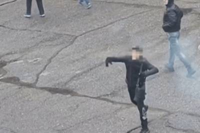 В Никополе прогремел взрыв возле детсада: бросившего устройство задержали (видео инцидента)