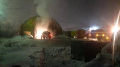 В Якутии город остался без маршруток после пожара в парке