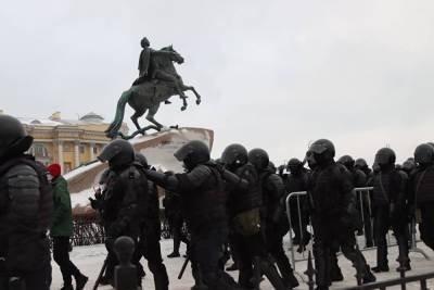 ГУ МВД Петербурга и Ленобласти выступило с заявление в связи с митингом 31 января