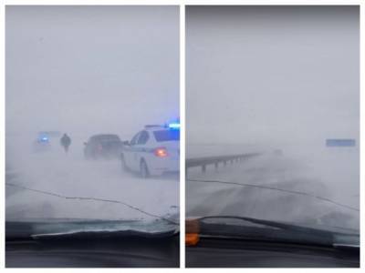 «Ничего не видно»: водителей предупреждают о сложных условиях на трассе Кемерово — Новокузнецк