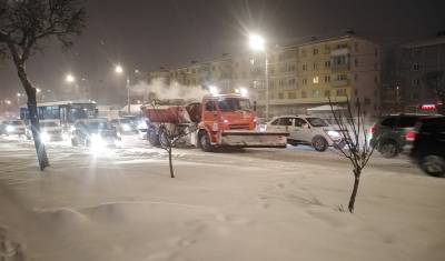 В Красноярском крае мощный снегопад привел к сходу десяти лавин