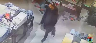Полиция ищет мужчину в шапке с оранжевым помпоном (ВИДЕО)