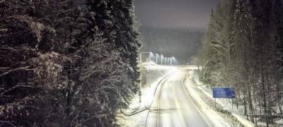 Энергетики подключили к электросетям освещение подъездной дороги к российско-финской границе
