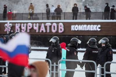 В Челябинске полиция объявила о перекрытии движения в районе проведения акции 31 января