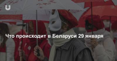 Что происходит в Беларуси 29 января