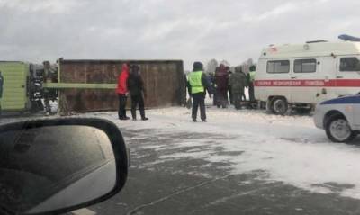 Автомобиль министра культуры Алтайского края попал в ДТП с грузовиком