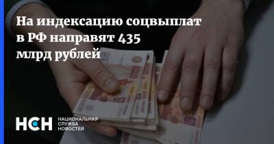 На индексацию соцвыплат в РФ направят 435 млрд рублей
