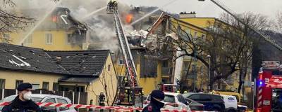 В пригороде Вены из-за взрыва обрушились несколько этажей жилого дома