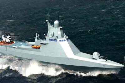 Крымские кораблестроители спустили на воду новейший патрульный корабль, созданный для ЧФ РФ