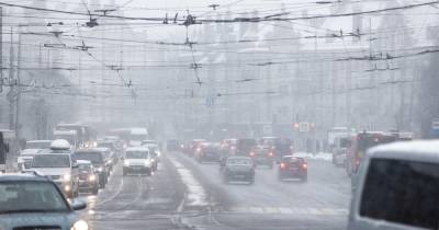 В Калининградской области из-за снегопада за сутки произошло 55 аварий
