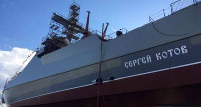 В российском Крыму спустили на воду очередной красавец-корабль