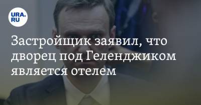 Алексей Навальный - Александр Рогаткин - Застройщик заявил, что дворец под Геленджиком является отелем - ura.news - Геленджик