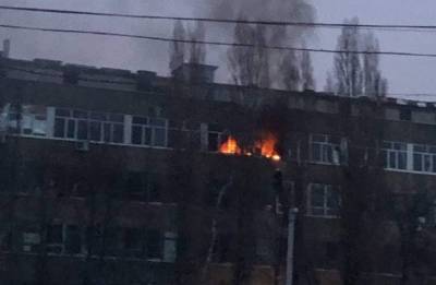 В Харькове произошел масштабный пожар в швейном цехе